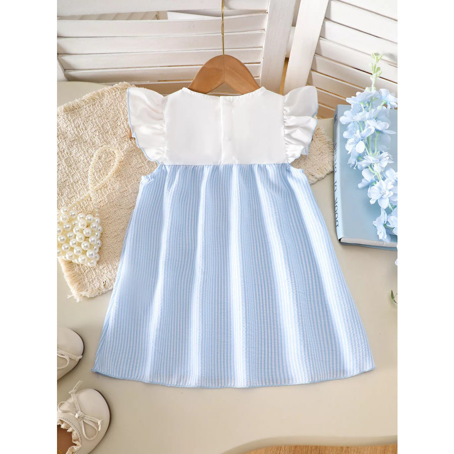 Children’s Embroidered Striped Dress Apparel and Accessories