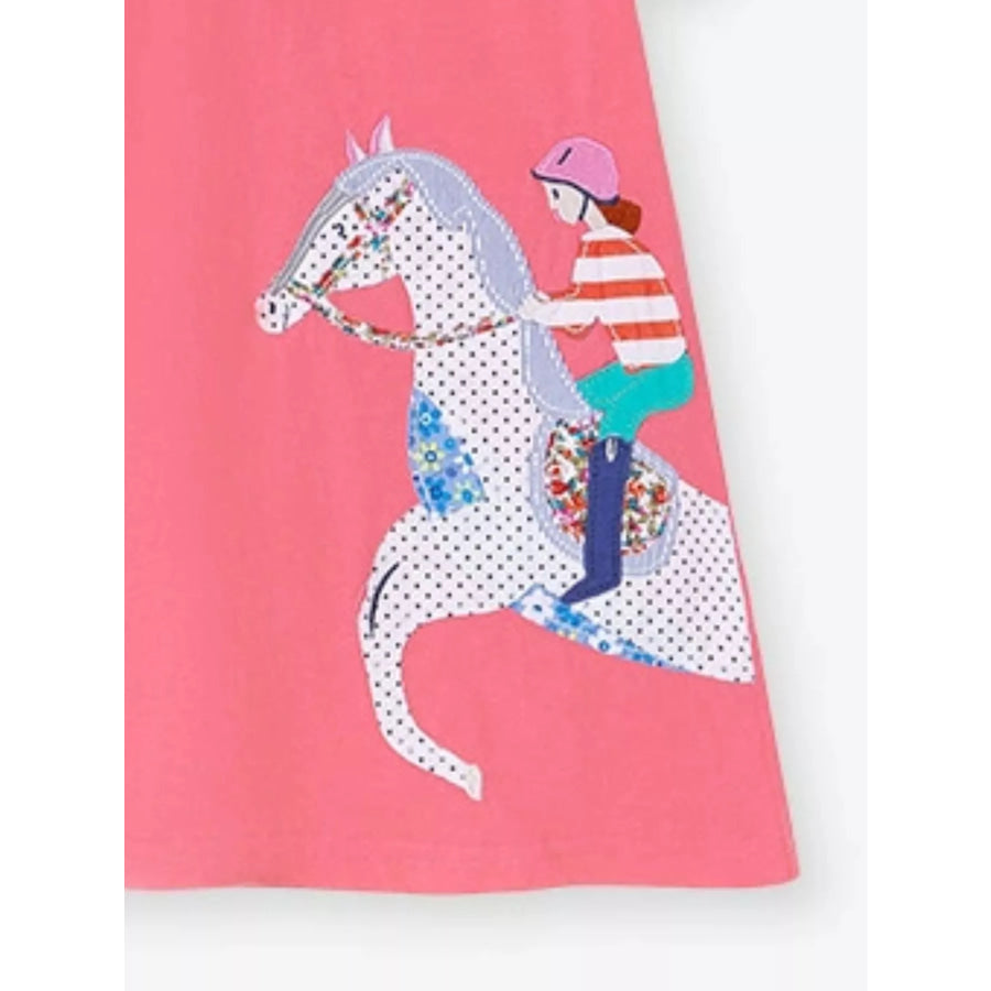 Children’s Equestrian Short Sleeve Polo Dress Apparel and Accessories