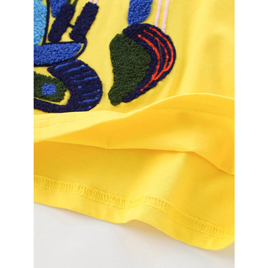 Children’s Excavator Patch Short Sleeve T-Shirt Apparel and Accessories