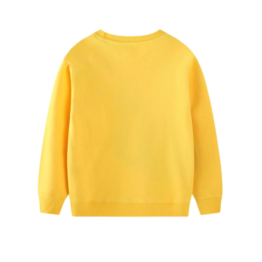 Children’s Excavator Round Neck Sweatshirt Apparel and Accessories