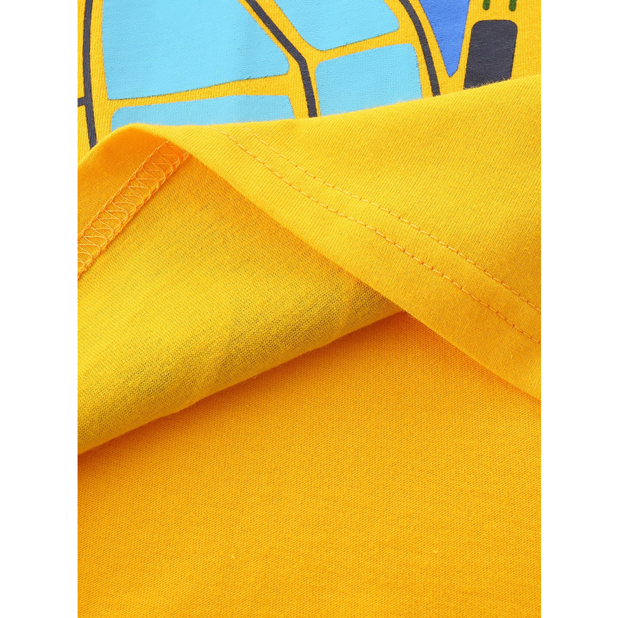 Children’s Excavator Short Sleeve Tee Apparel and Accessories