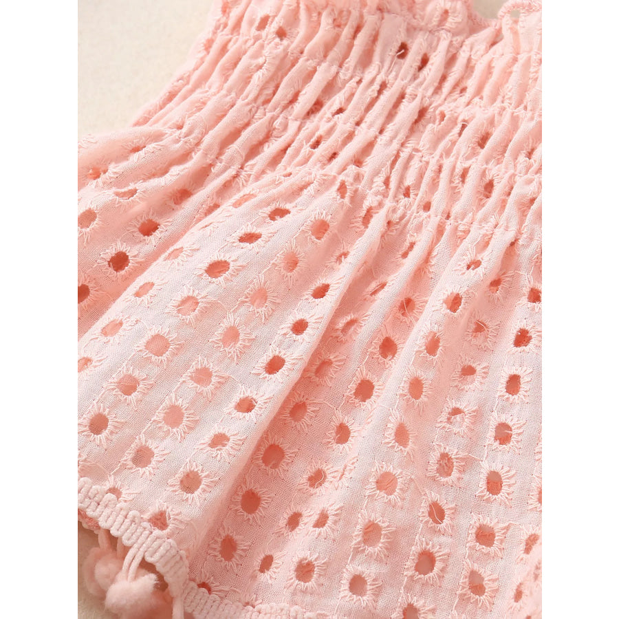 Children’s Eyelet Smocked Tank Top and Ruffled Bloomers Set Apparel and Accessories