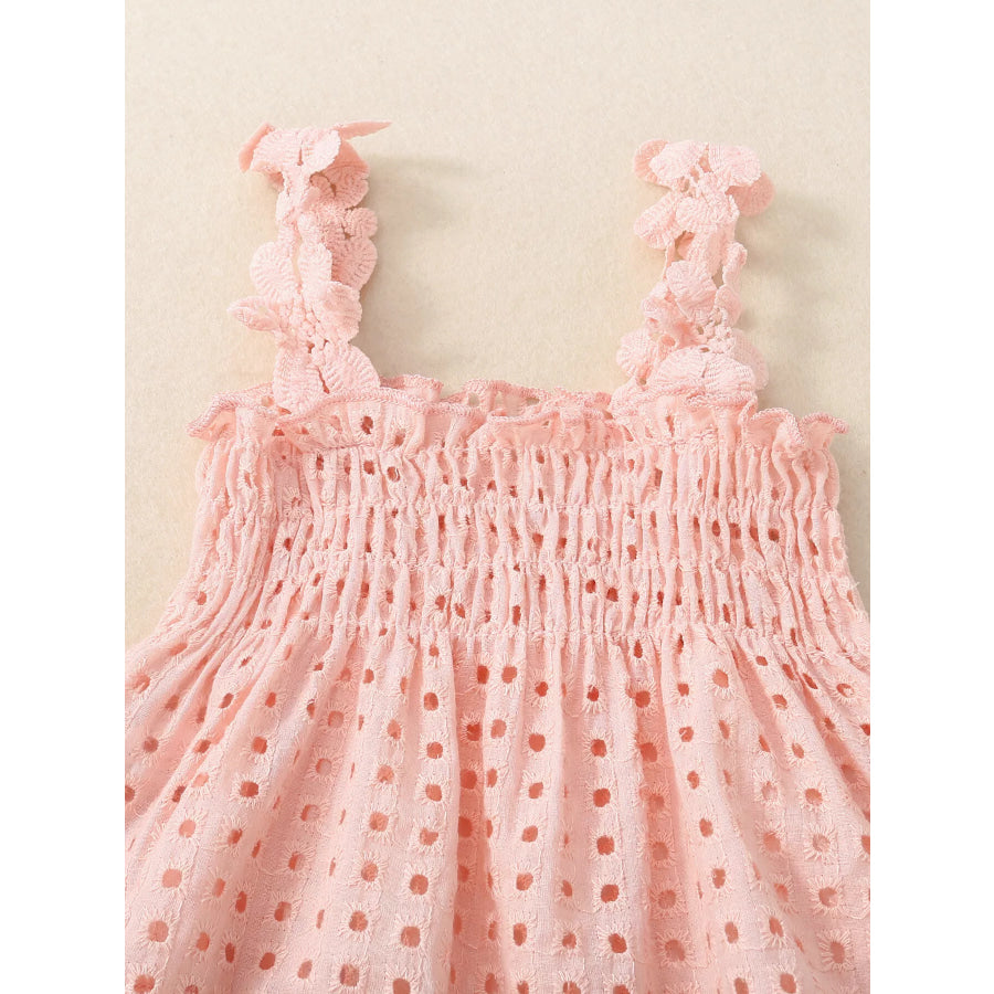 Children’s Eyelet Smocked Tank Top and Ruffled Bloomers Set Apparel and Accessories