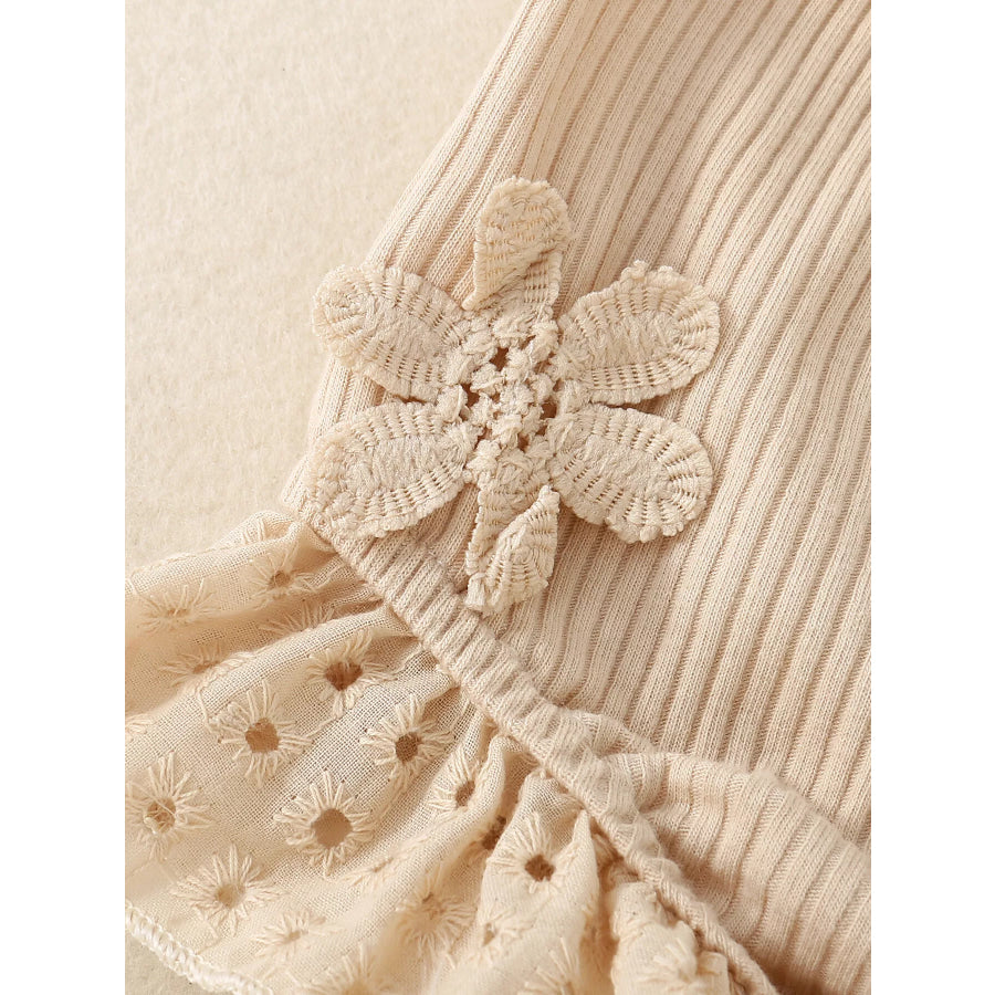 Children’s Eyelet Smocked Tank Top and Ruffled Bloomers Set Apparel and Accessories