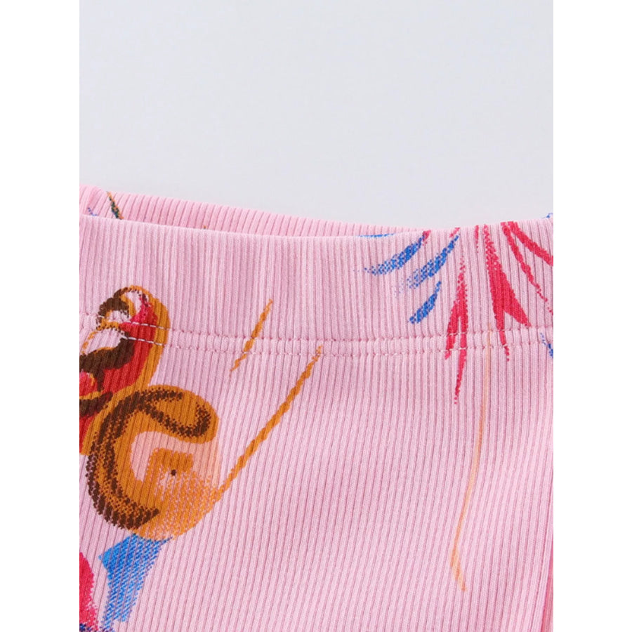 Children’s Fairy Print Flared Leggings Apparel and Accessories