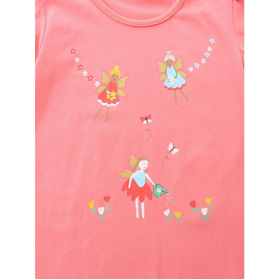 Children’s Fairy Print Short Sleeve T-Shirt Apparel and Accessories