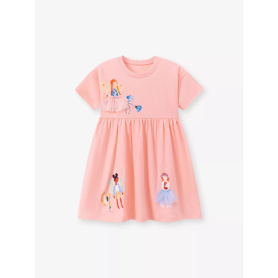 Children’s Fairy Short Sleeve Dress Apparel and Accessories