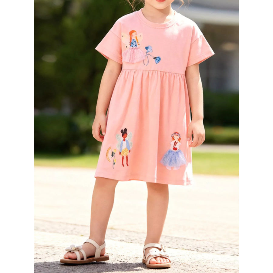 Children’s Fairy Short Sleeve Dress Apparel and Accessories