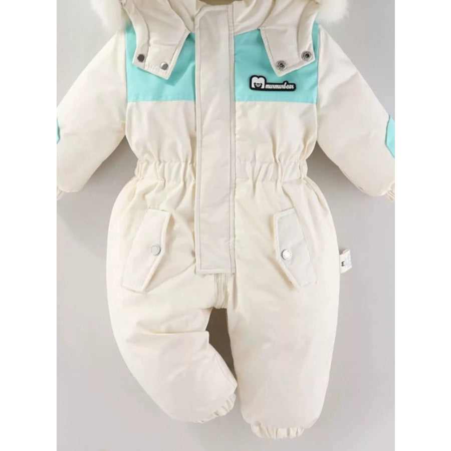 Children’s Faux Fur Hood One-Piece Apparel and Accessories