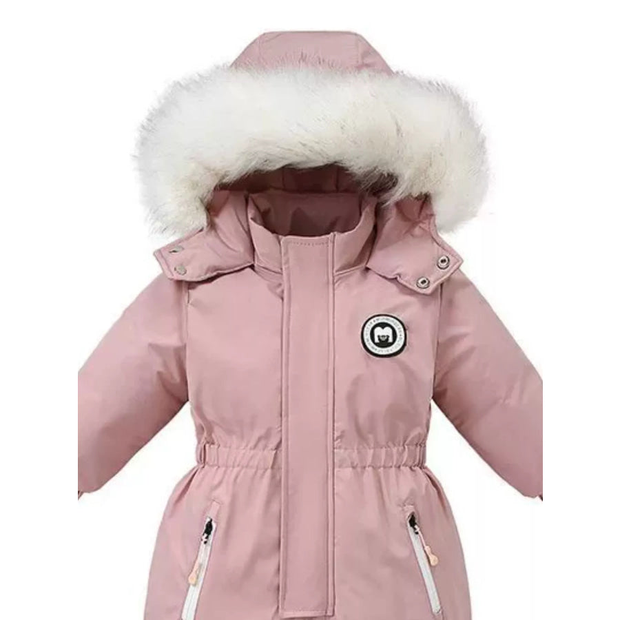 Children’s Faux Fur Hood One-Piece Apparel and Accessories