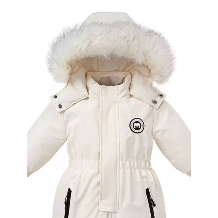 Children’s Faux Fur Hood One-Piece Apparel and Accessories