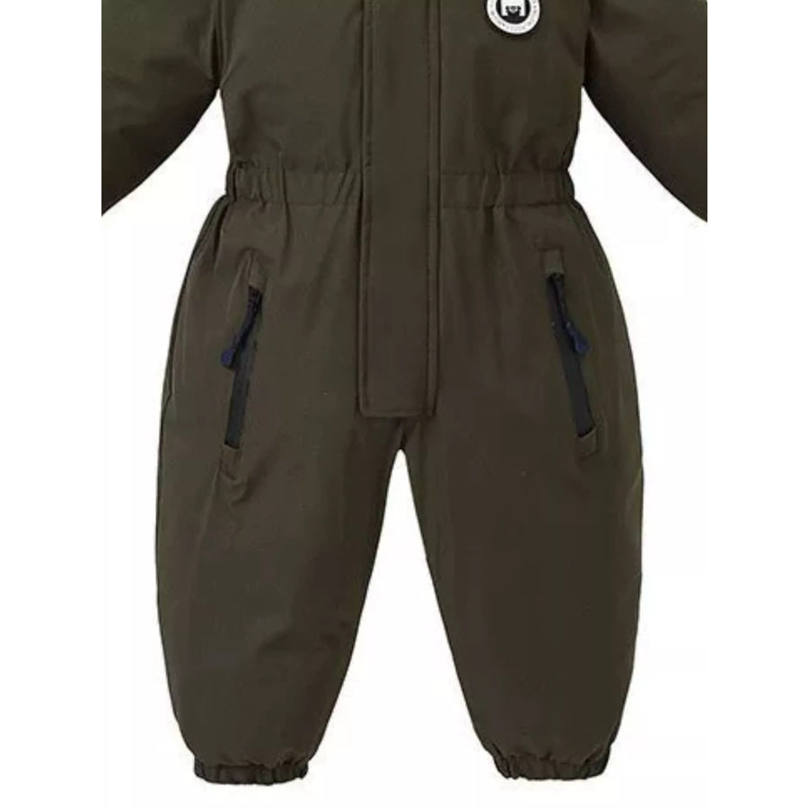 Children’s Faux Fur Hood One-Piece Apparel and Accessories