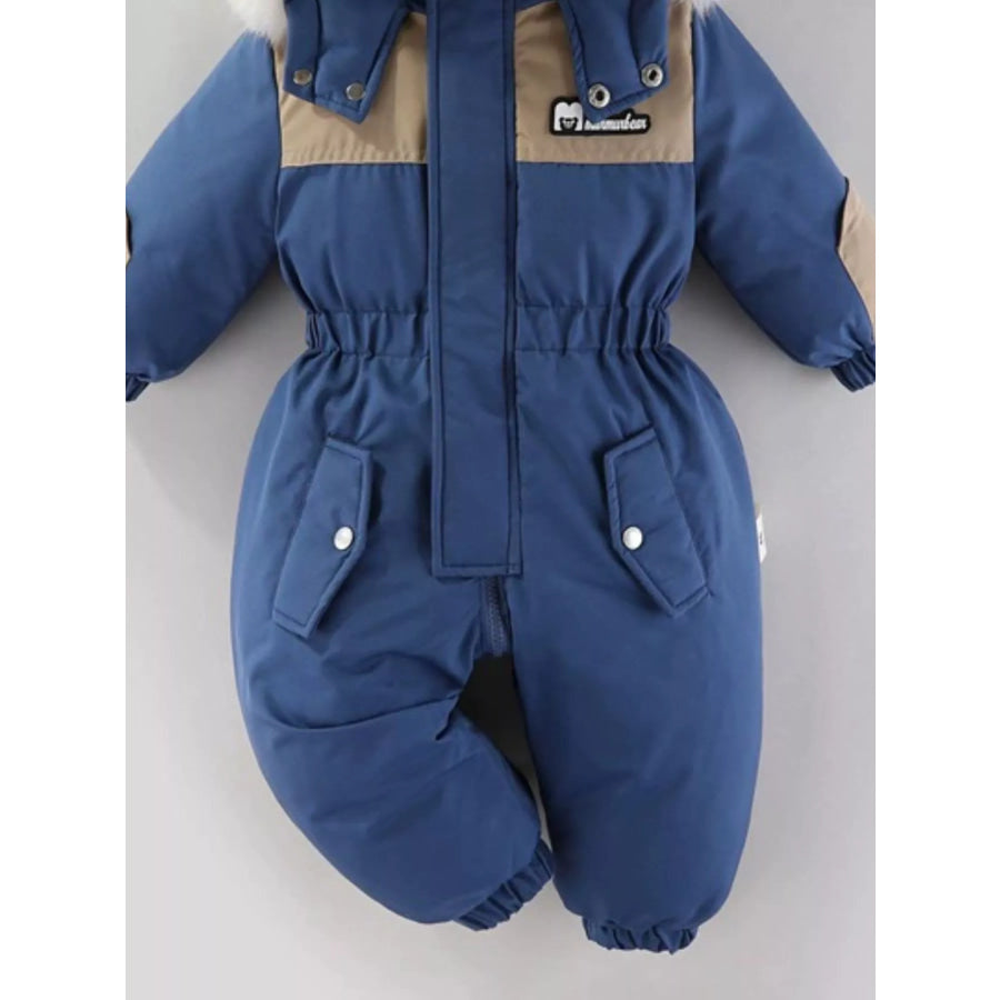 Children’s Faux Fur Hood One-Piece Apparel and Accessories