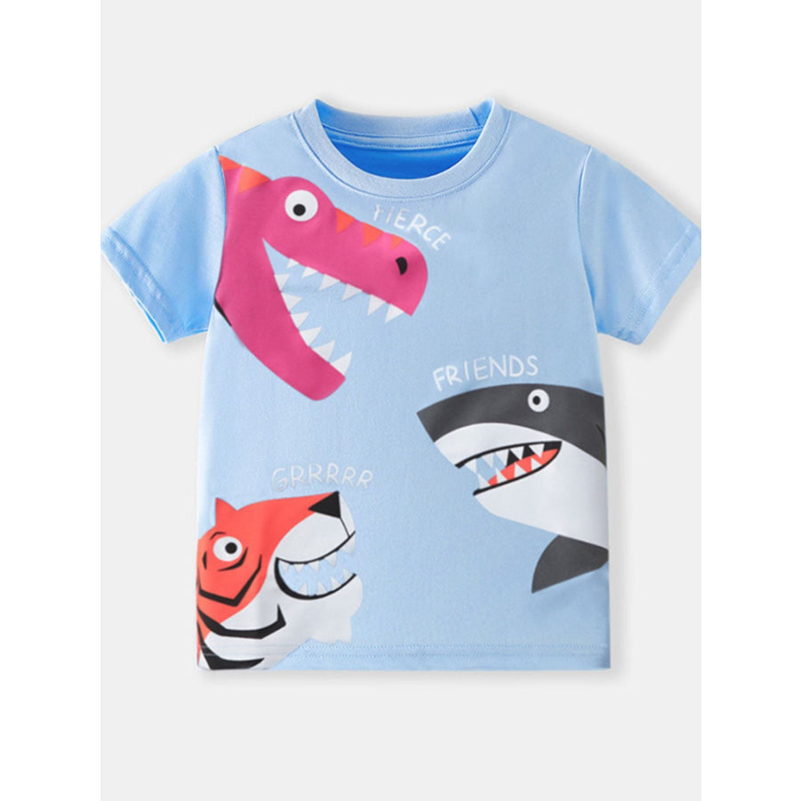 Children’s Fierce Friends Graphic Crew Neck T-Shirt Apparel and Accessories