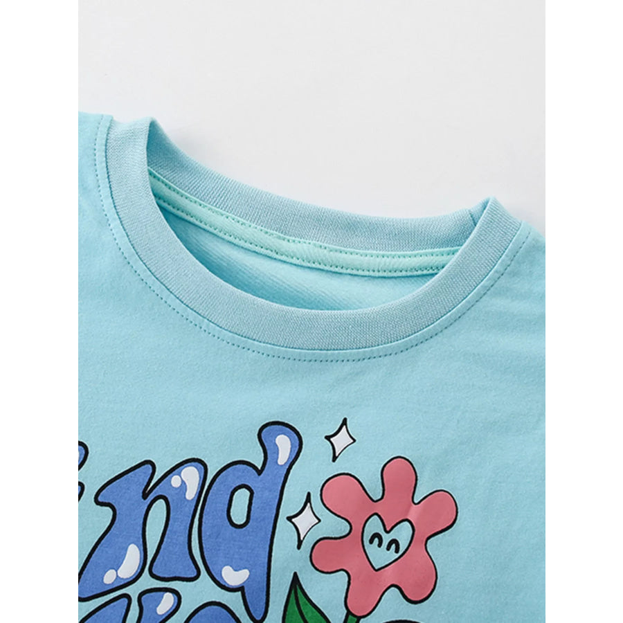 Children’s Find Your Happy Place T-Shirt and Shorts Set Apparel and Accessories