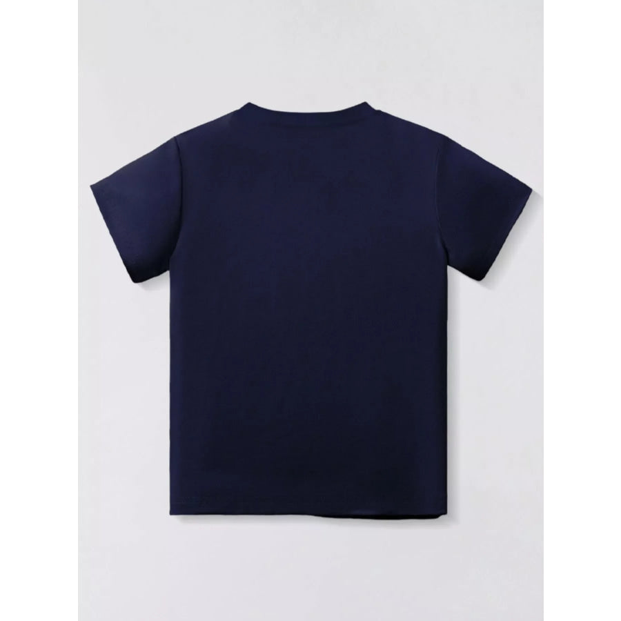Children’s Fire Truck and Helicopter Print T-Shirt Apparel and Accessories