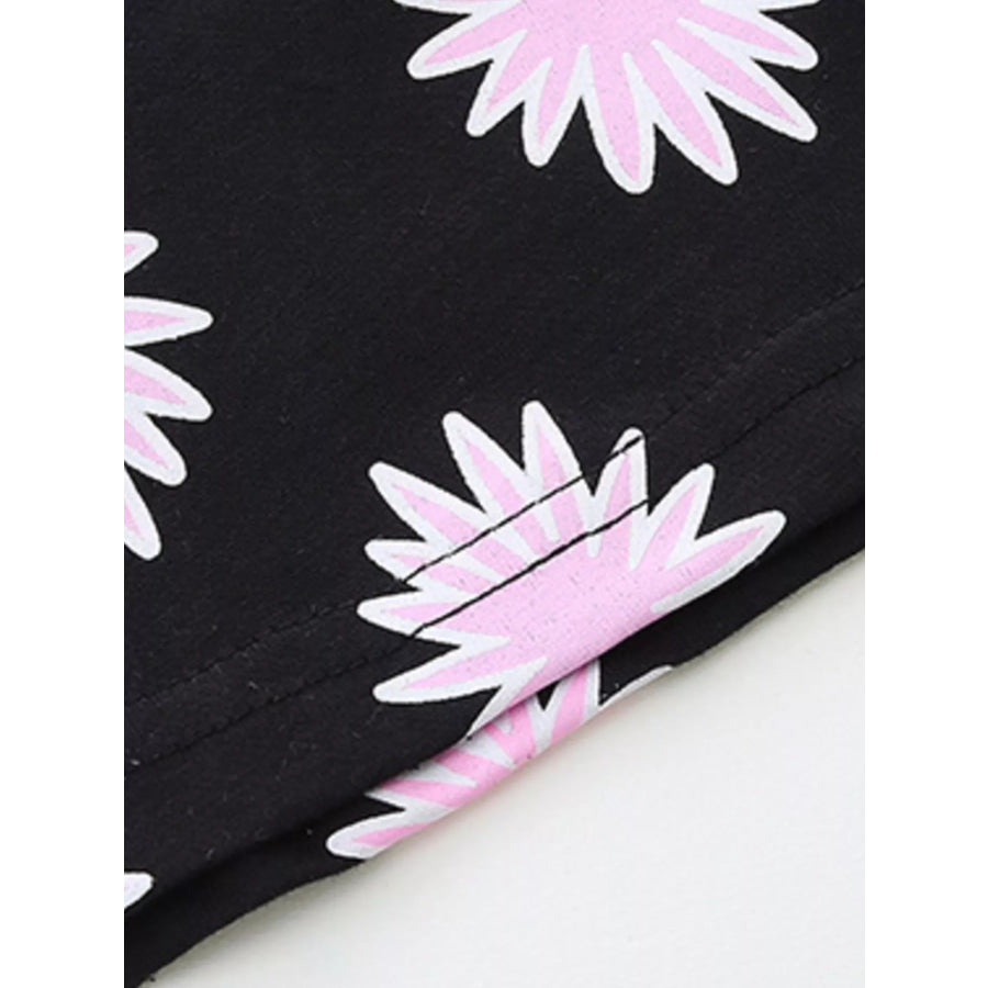 Children’s Flamingo Print Tee and Shorts Set Apparel and Accessories
