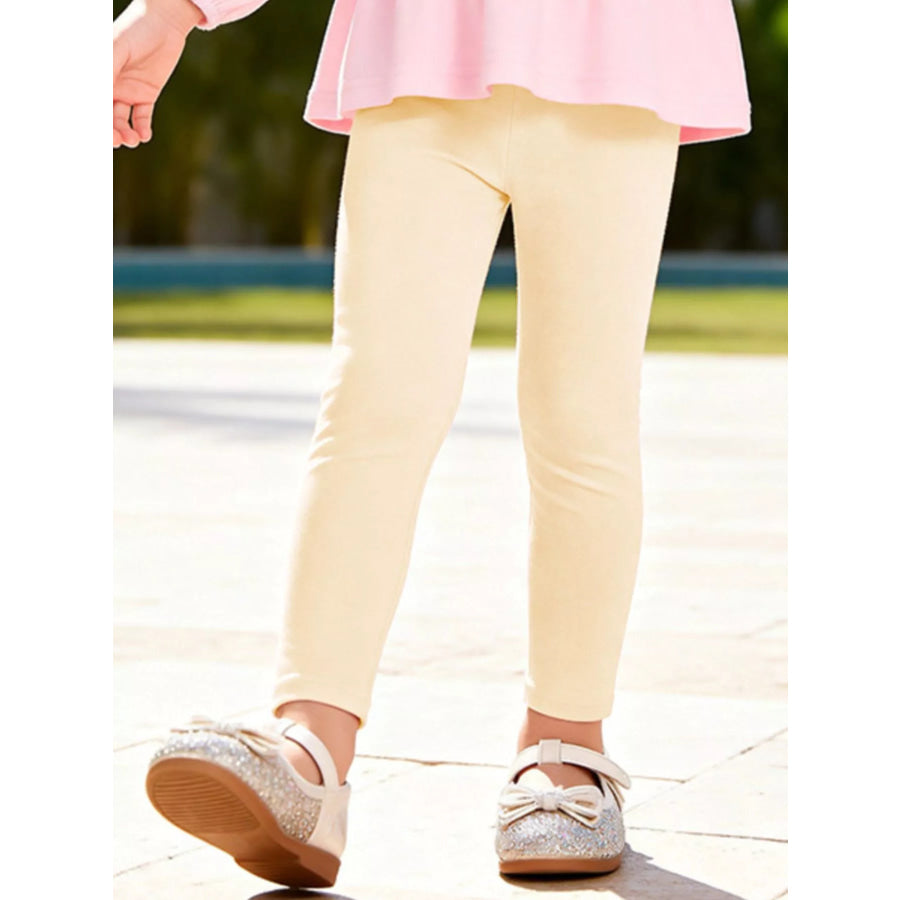 Children’s Floral Peplum Top and Leggings Set Apparel and Accessories