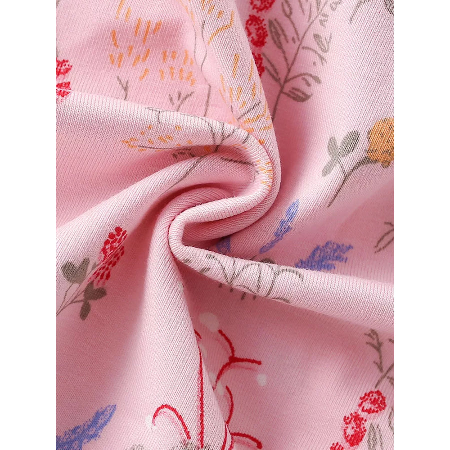Children’s Floral Print A-Line Dress Apparel and Accessories