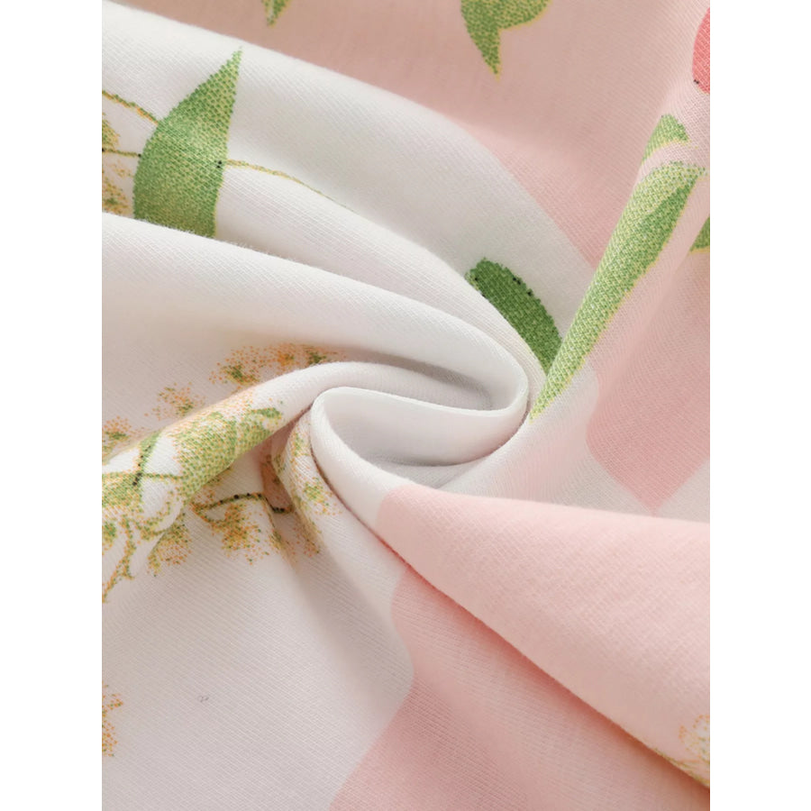 Children’s Floral Print Button-Down A-Line Dress Apparel and Accessories