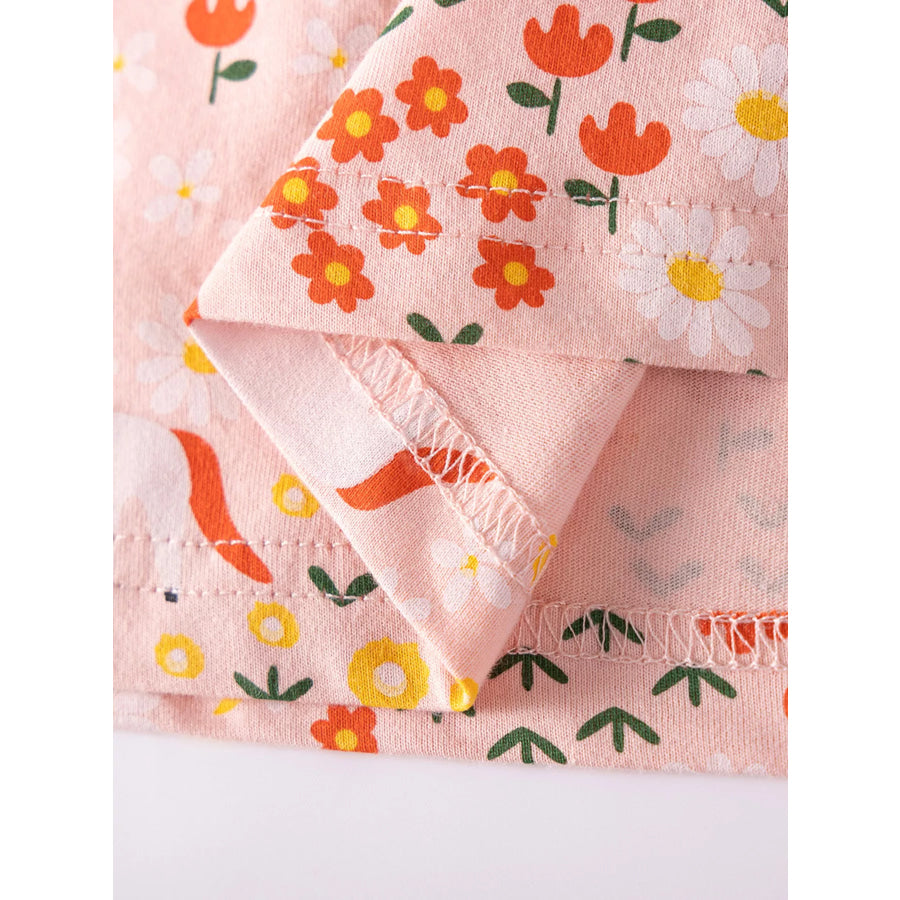 Children’s Floral Print Casual Dress Apparel and Accessories
