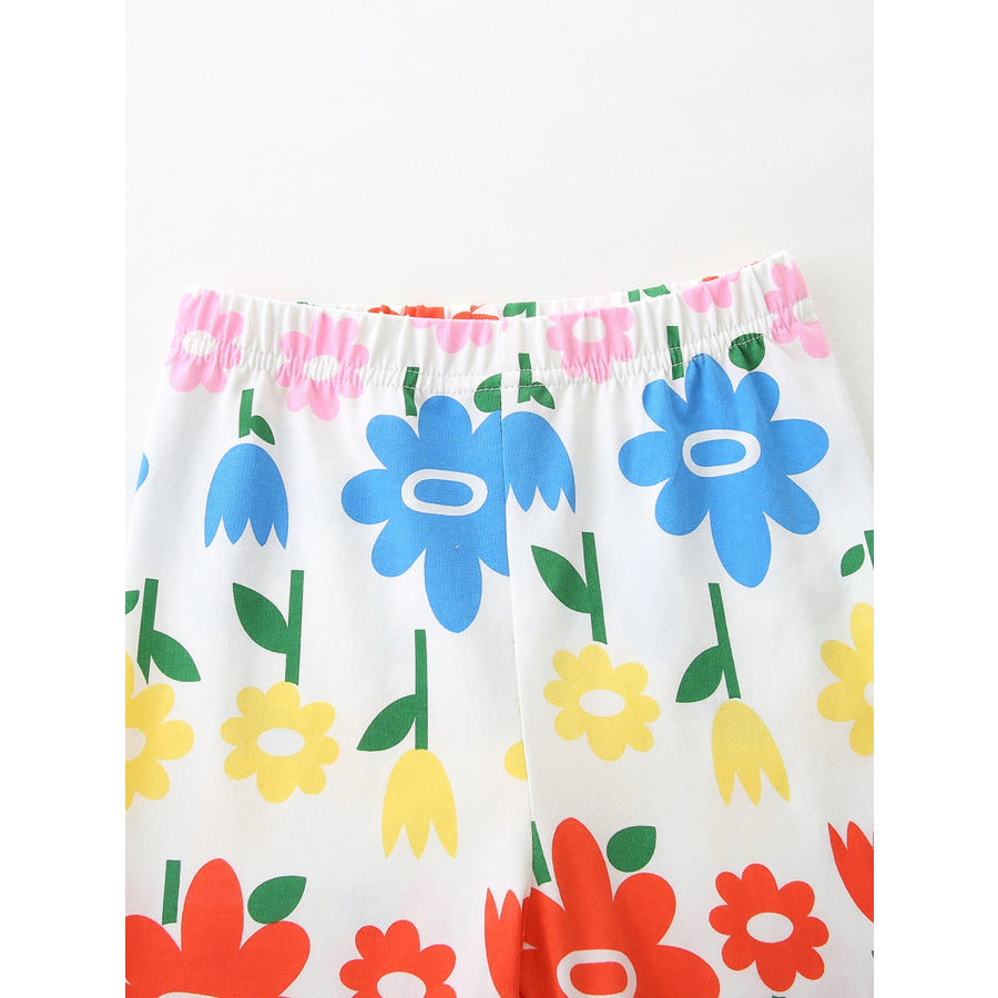 Children’s Floral Print Shorts Apparel and Accessories