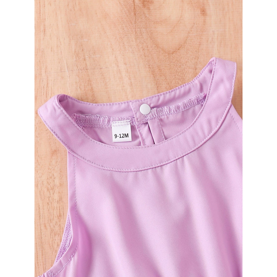 Children’s Floral Print Sleeveless Dress Apparel and Accessories