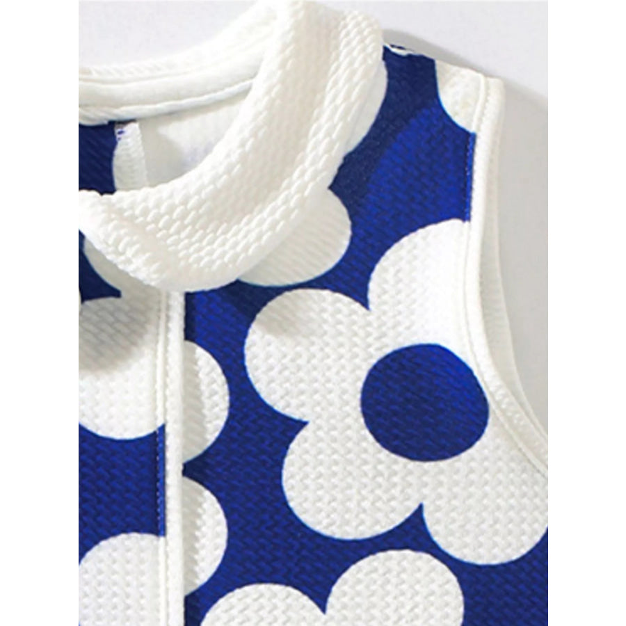 Children’s Floral Print Sleeveless Dress Apparel and Accessories