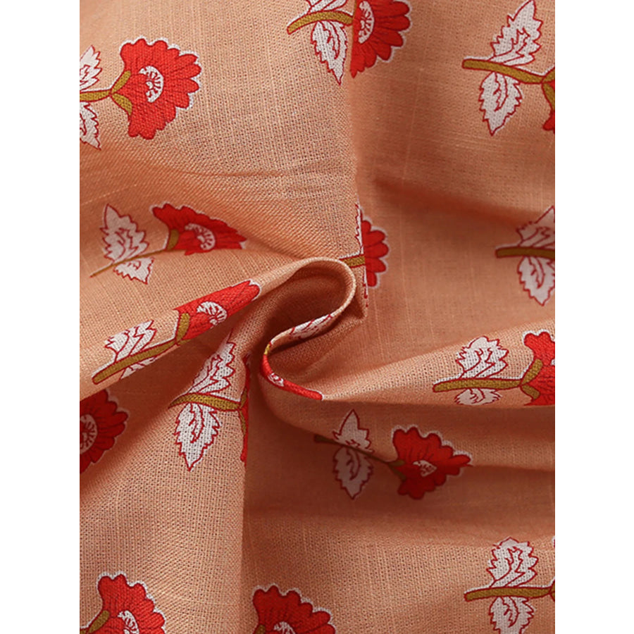 Children’s Floral Print Sleeveless Ruffle Dress Apparel and Accessories