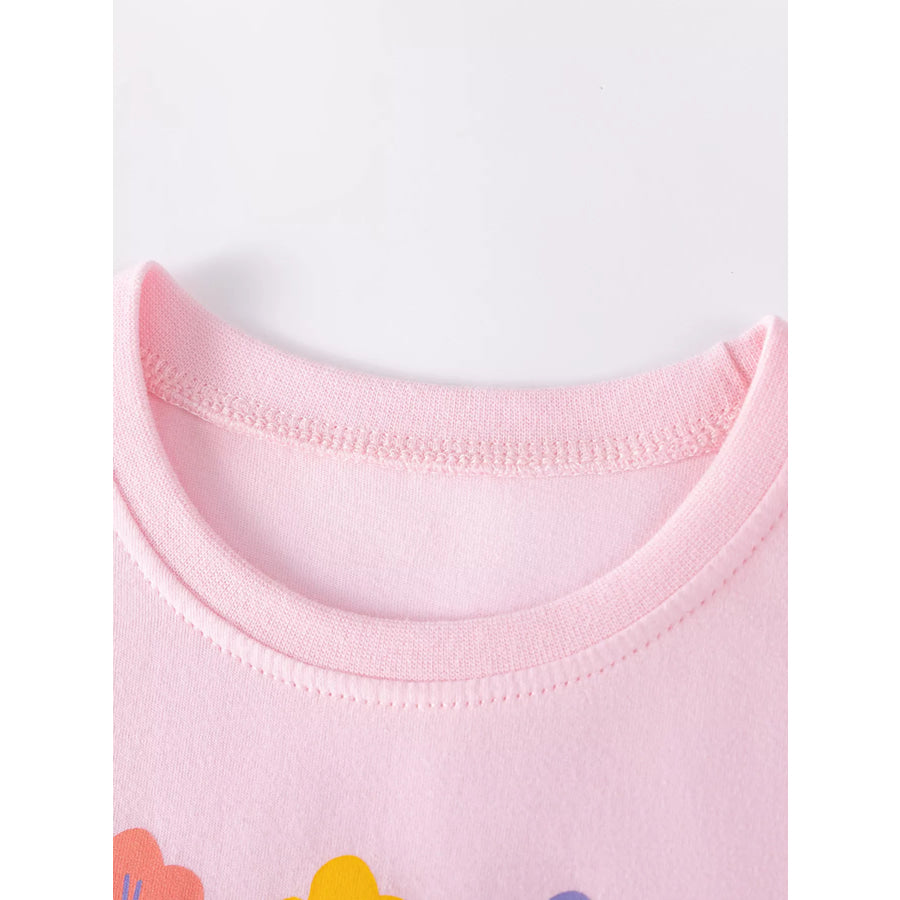 Children’s Floral Rainbow Tulle Dress Apparel and Accessories