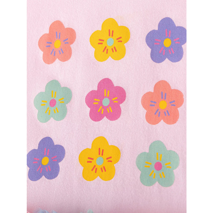 Children’s Floral Rainbow Tulle Dress Apparel and Accessories