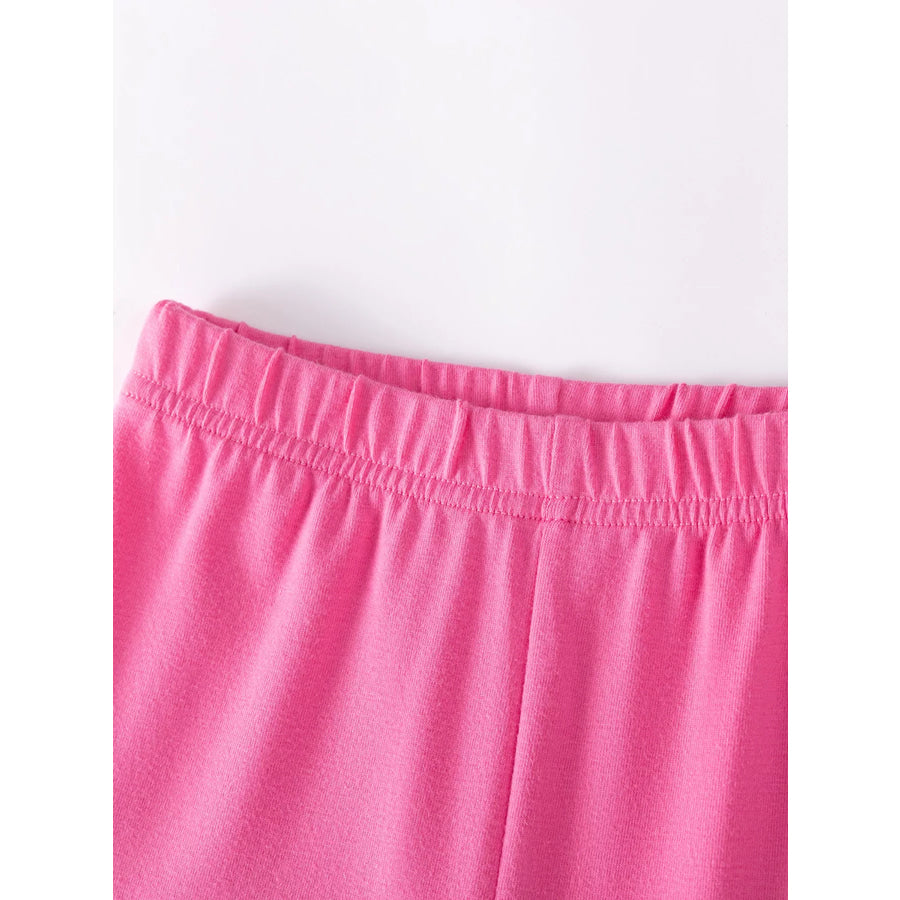 Children’s Floral Top & Capri Pants Set Apparel and Accessories