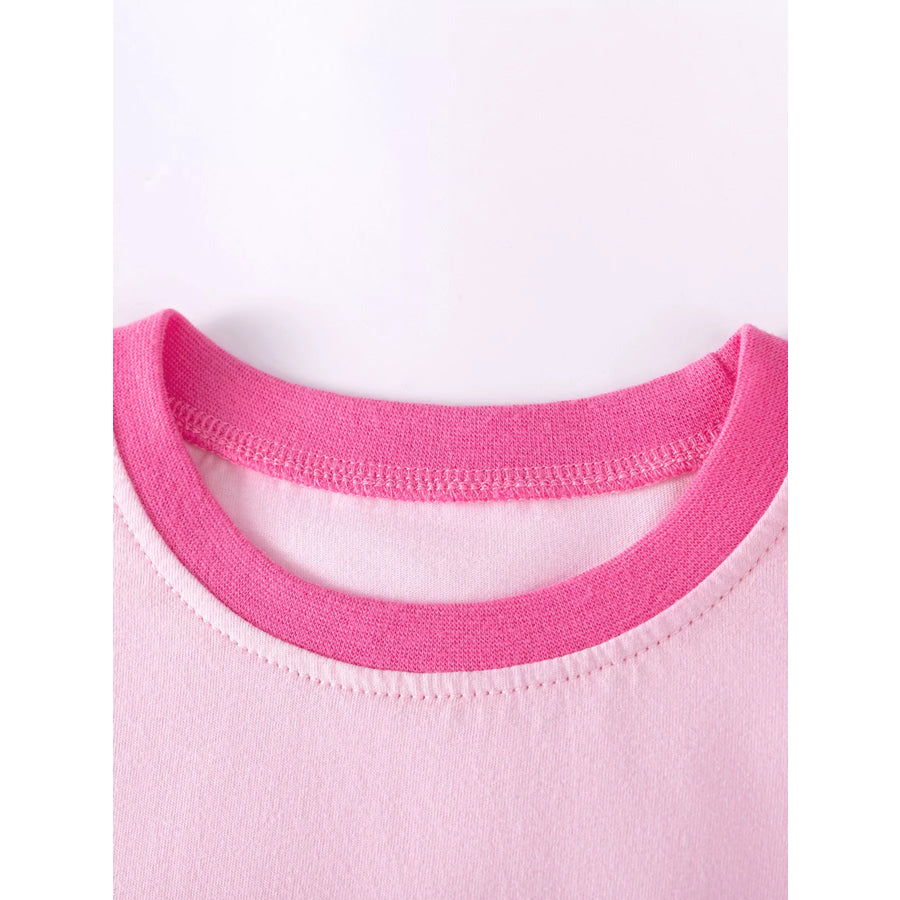 Children’s Floral Top & Capri Pants Set Apparel and Accessories