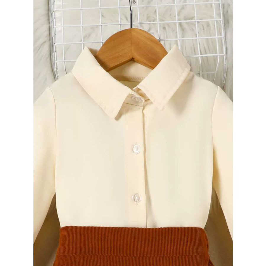 Children’s Flounce Sleeve Shirt and Skort Set Apparel and Accessories