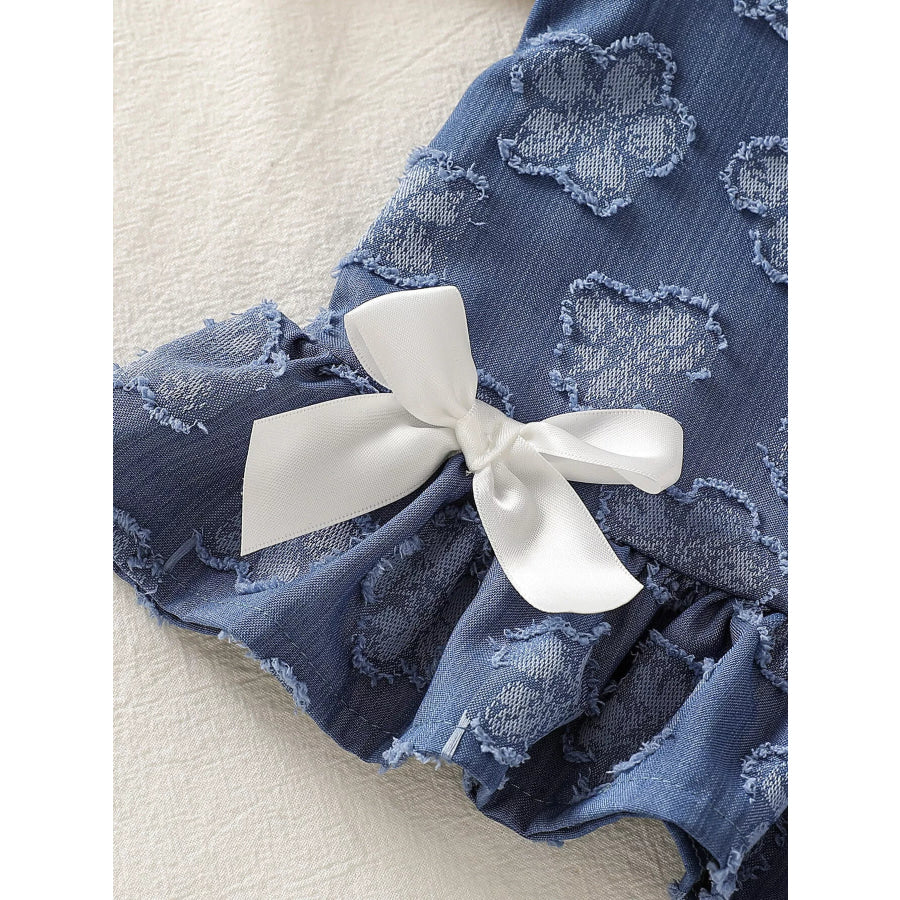 Children’s Flower Round Neck Tank and Pants Set Apparel and Accessories