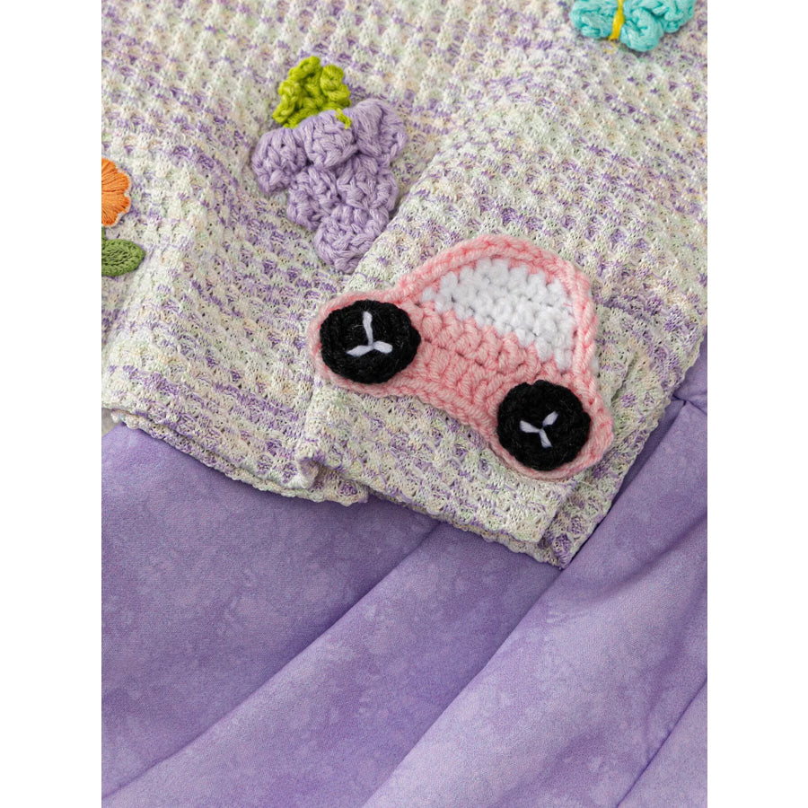 Children’s Flower Sleeveless Top and Shorts Set Apparel and Accessories