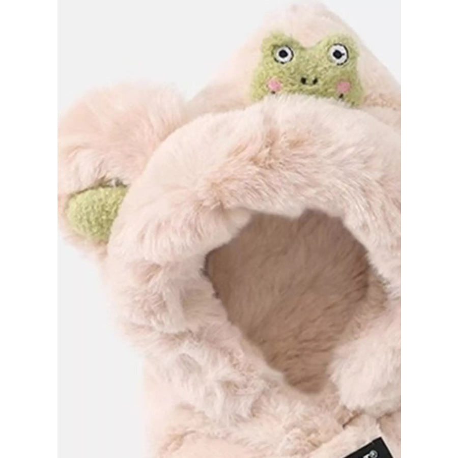 Children’s Frog Plush Scarf Hat Apparel and Accessories