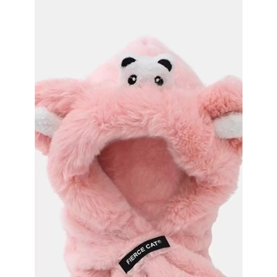 Children’s Frog Plush Scarf Hat Apparel and Accessories