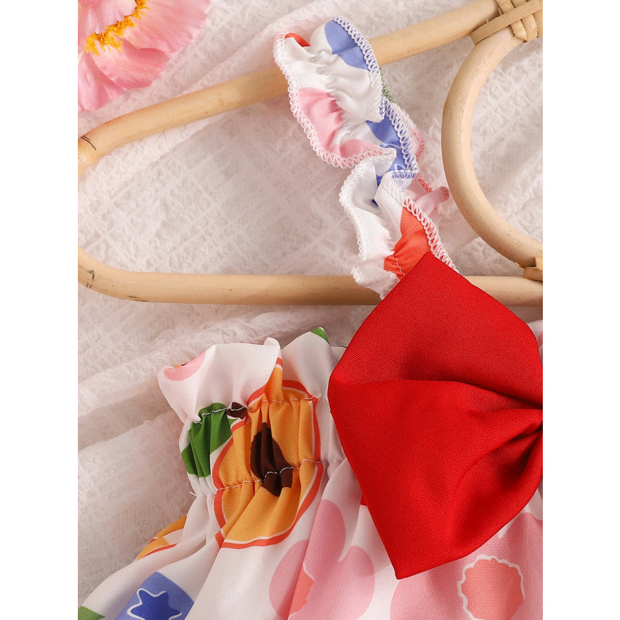 Children’s Fruit Print Tank Top & Solid Shorts Set Apparel and Accessories
