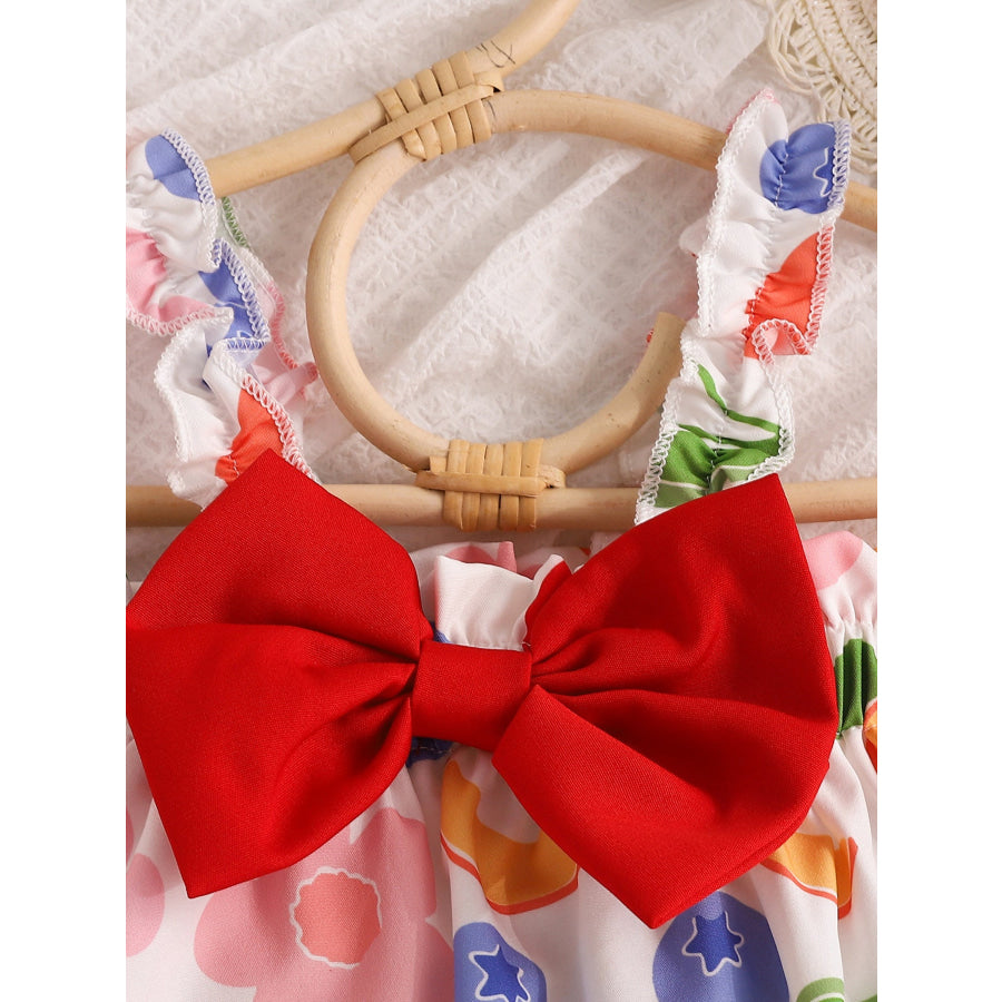 Children’s Fruit Print Tank Top & Solid Shorts Set Apparel and Accessories