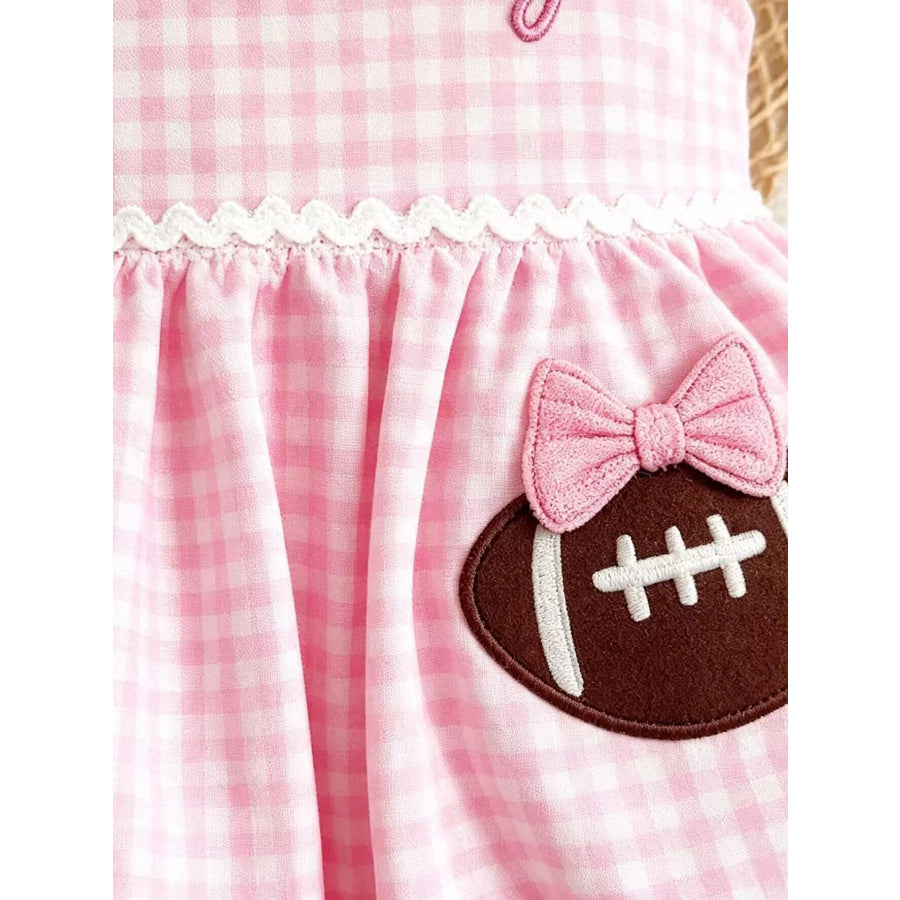 Children’s Game Day Football Gingham Top and Shorts Set Apparel and Accessories