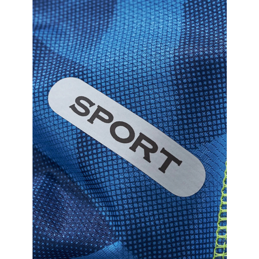 Children’s Geometric Print Quick Dry Sport Set Apparel and Accessories