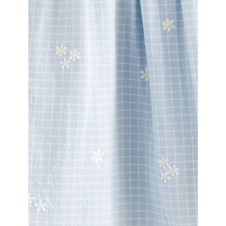 Children’s Gingham Cap Sleeve Dress Apparel and Accessories