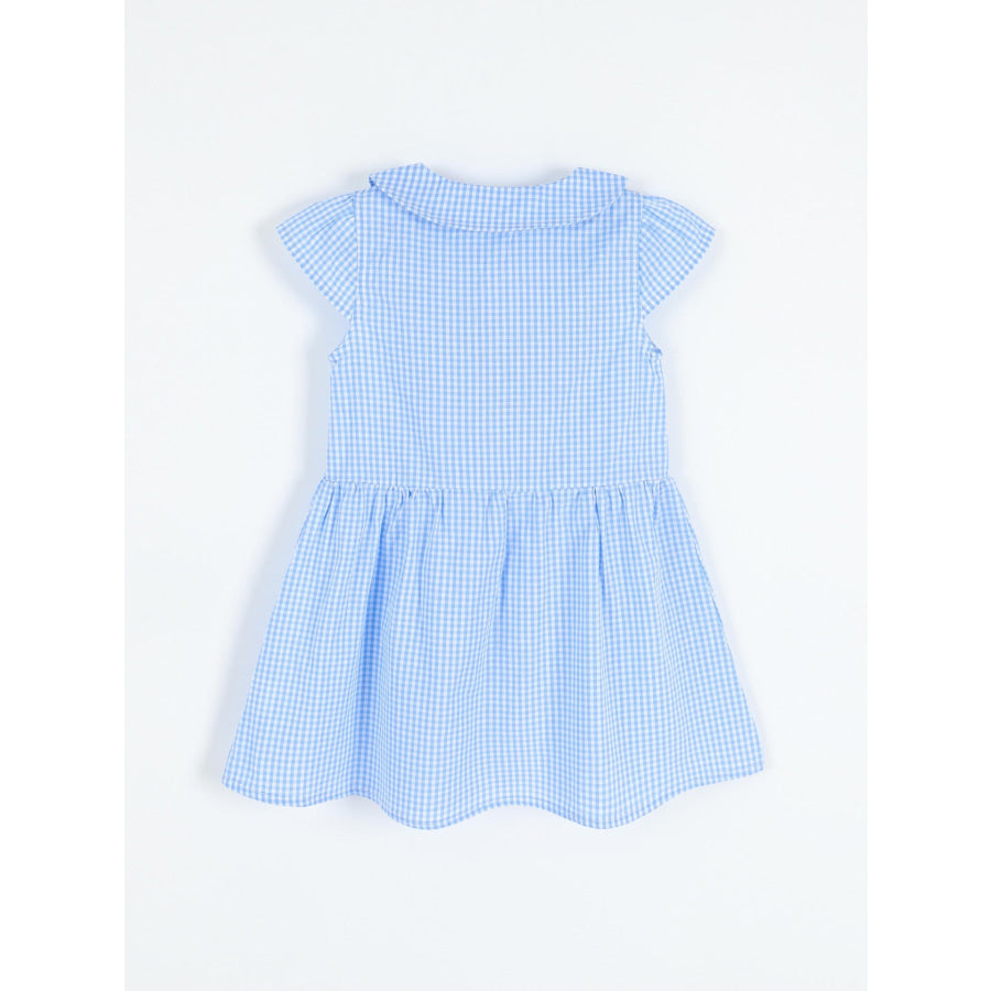 Children’s Gingham Peter Pan Collar Button-Front Dress Apparel and Accessories