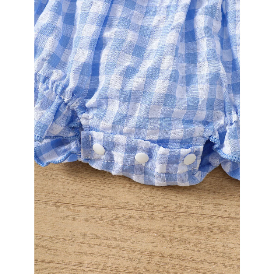 Children’s Gingham Ruffle Trim Cami Top & Shorts Set Apparel and Accessories