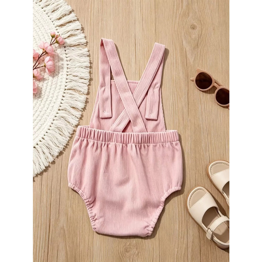Children’s Giraffe Embroidered Corduroy One-Piece Apparel and Accessories