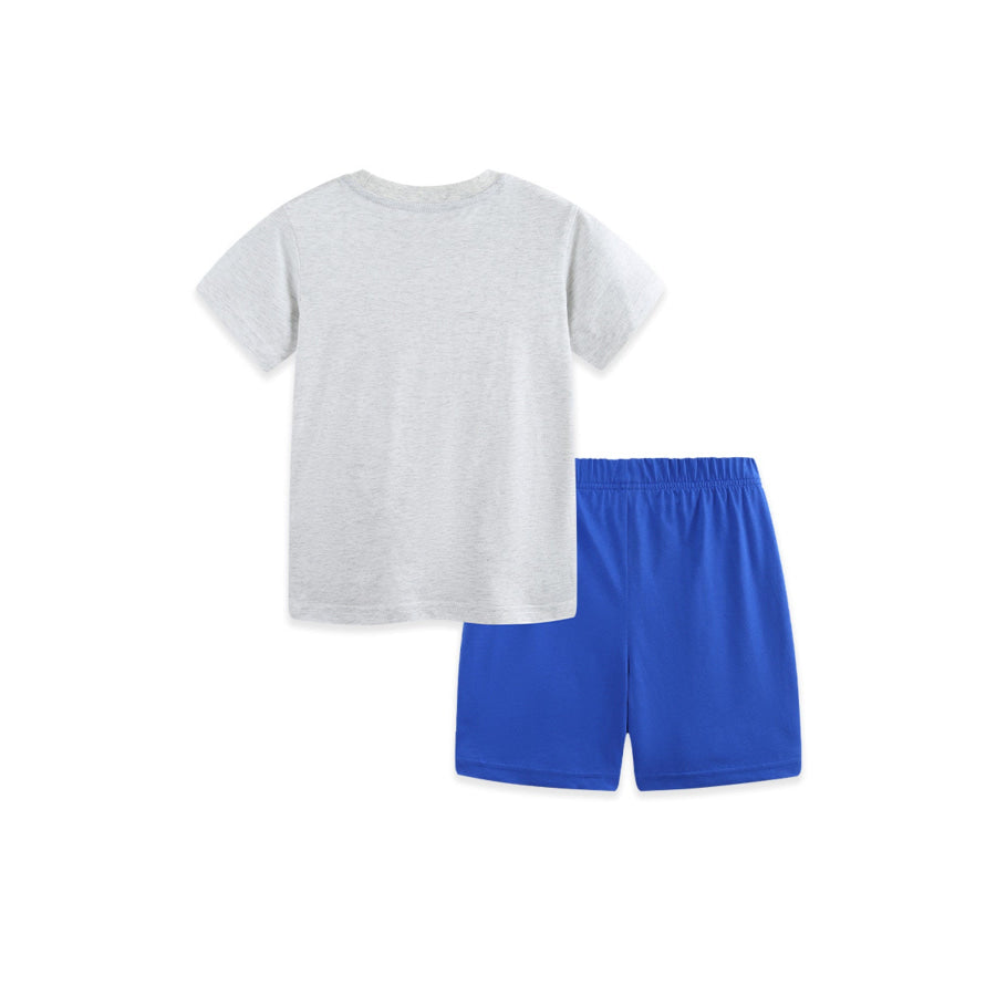 Children’s Giraffe Graphic Tee and Shorts Set Apparel and Accessories
