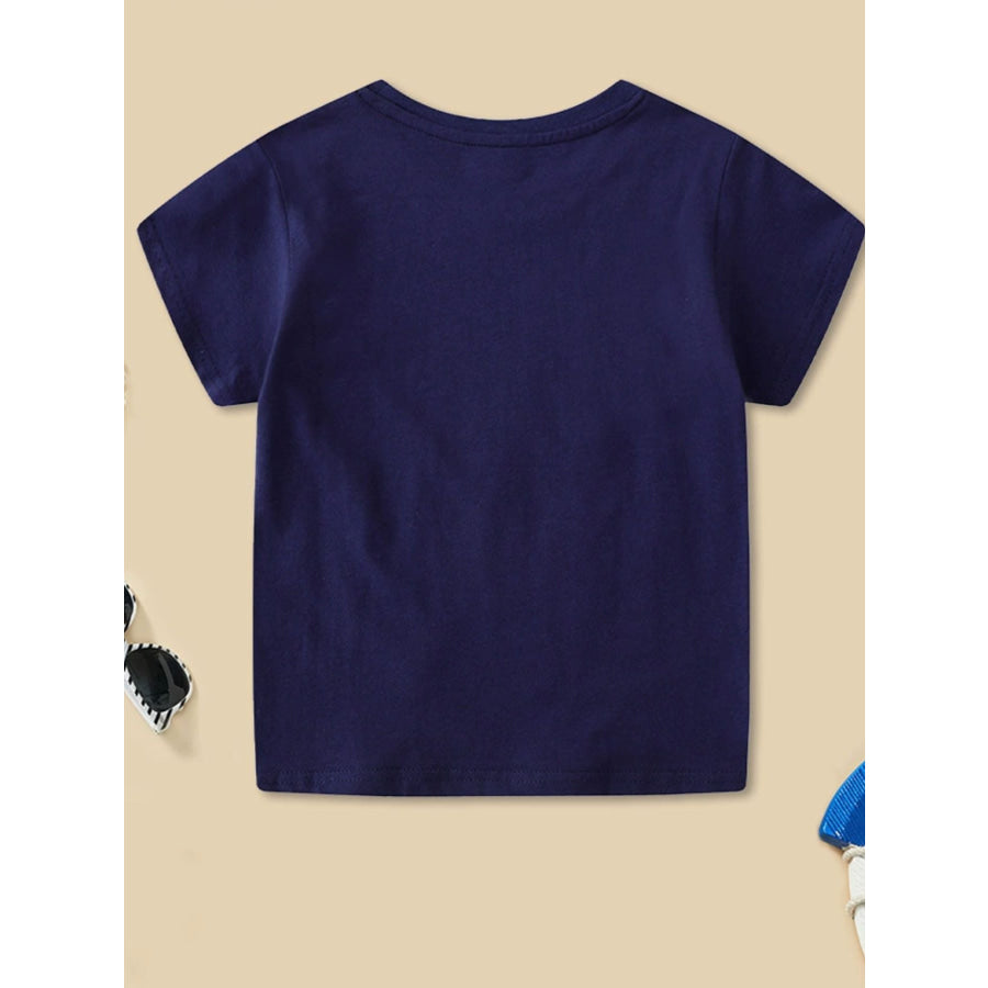 Children’s Glow-in-the-Dark Bioluminescent Graphic T-Shirt Apparel and Accessories