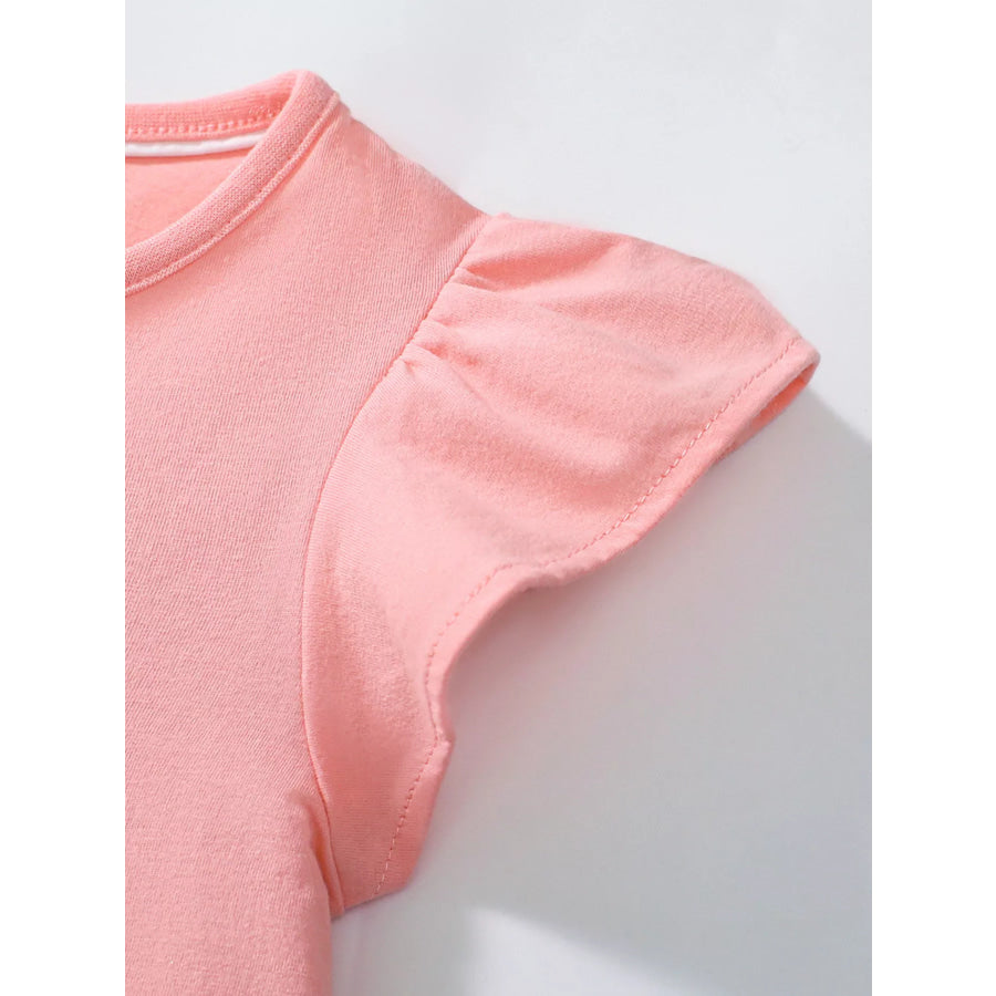 Children’s Goose Ruffle Sleeve Dress Apparel and Accessories