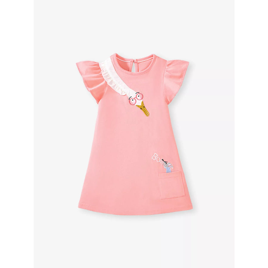 Children’s Goose Ruffle Sleeve Dress Apparel and Accessories